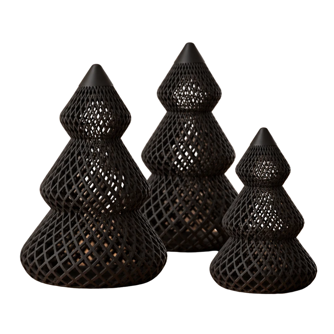 Kerstbomen glow (set van 3) - Afbeelding 5