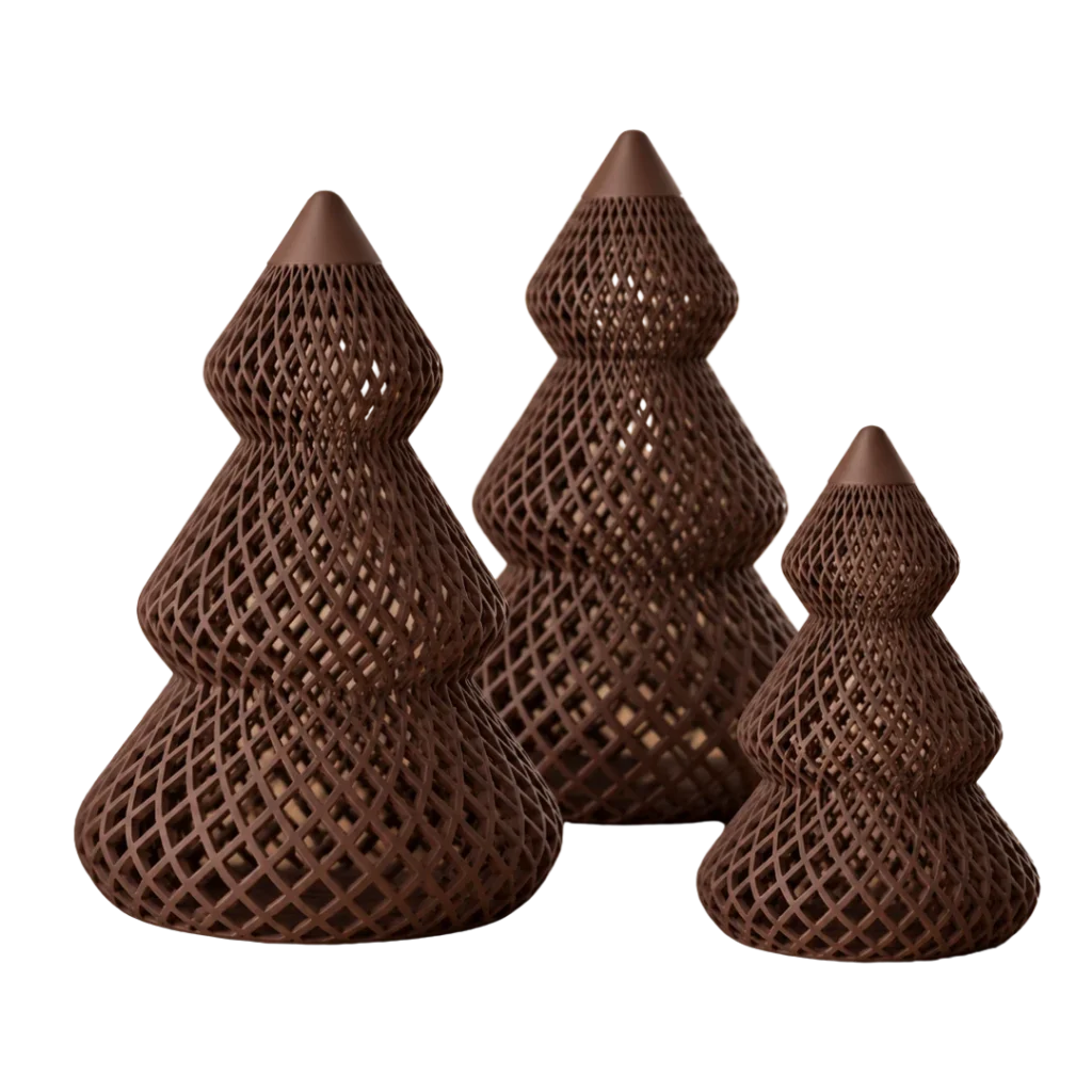 Kerstbomen glow (set van 3)