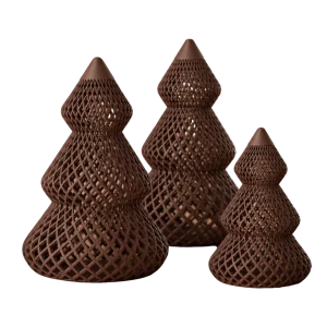 Kerstbomen glow (set van 3) - Afbeelding 2