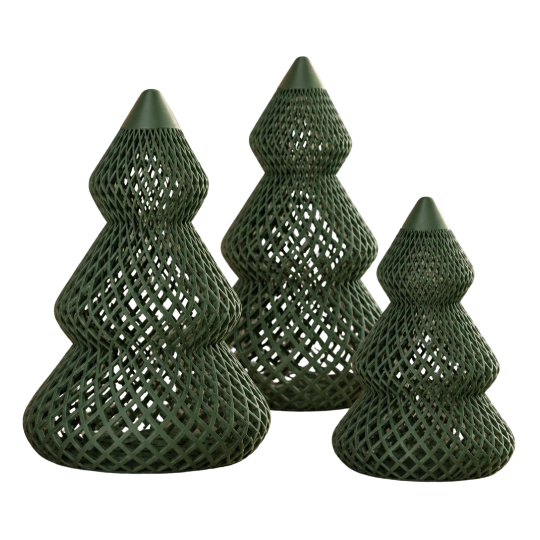 Kerstbomen glow (set van 3) - Afbeelding 6
