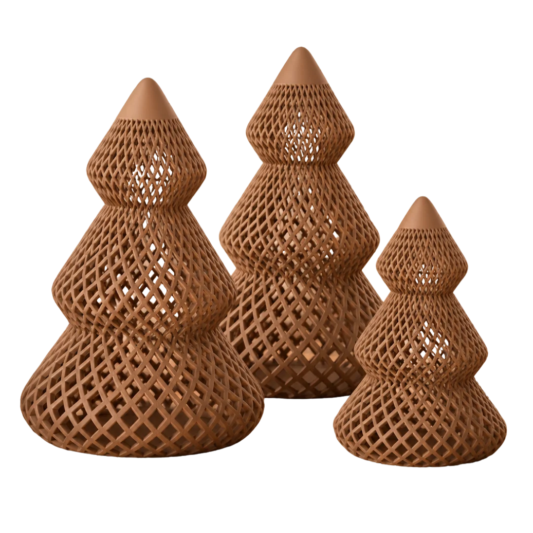 Kerstbomen glow (set van 3) - Afbeelding 3