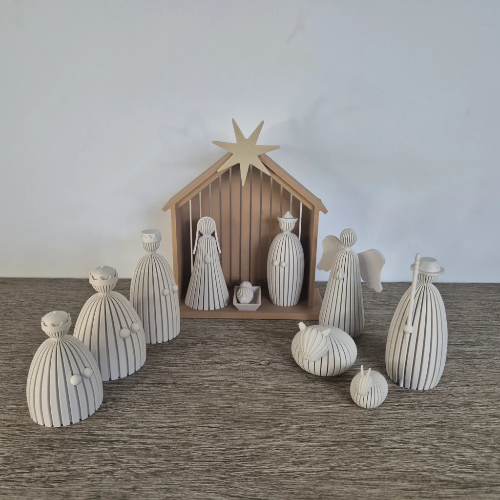 Kerststal | minimalistische kerstdecoratie