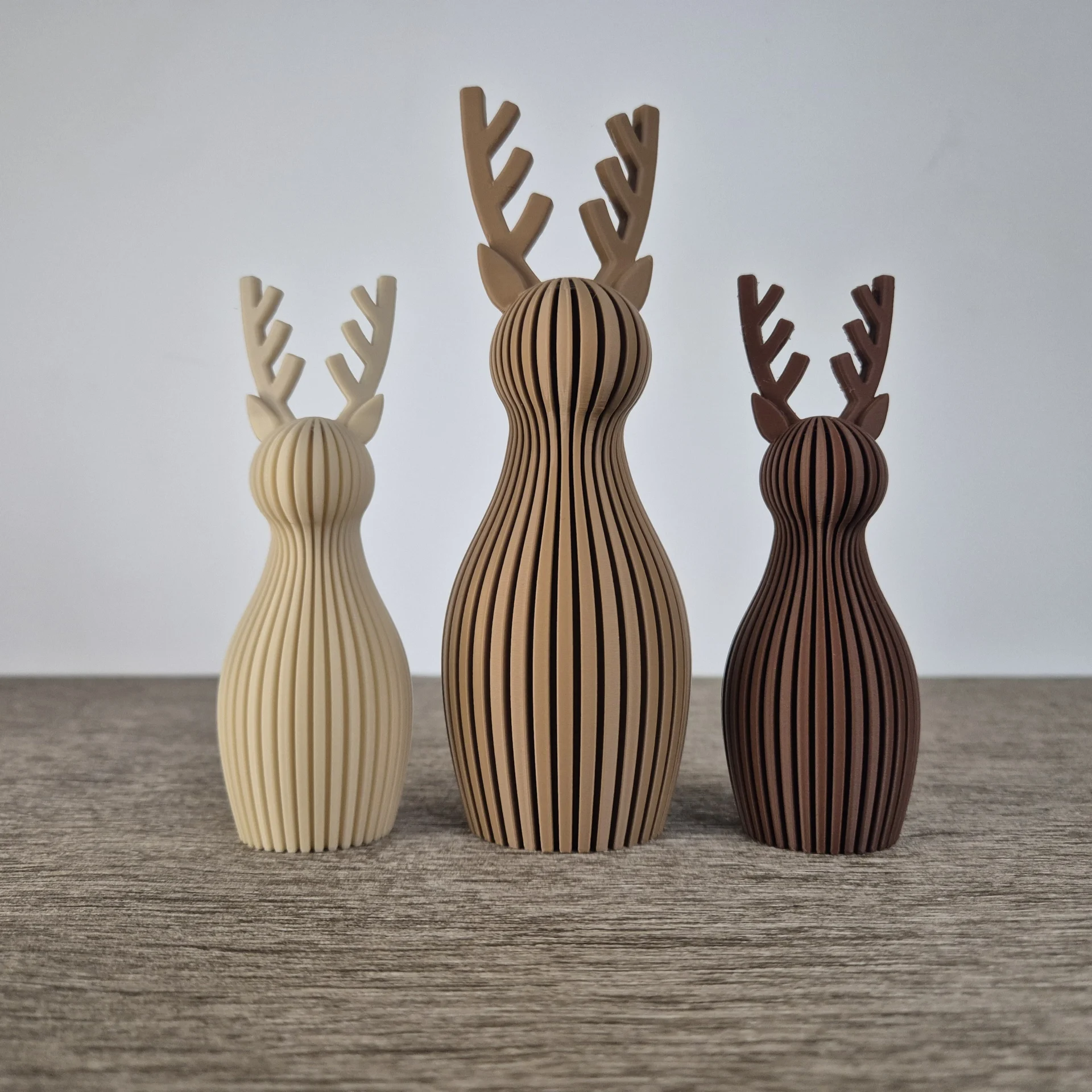 Rendieren (set van 3) - mix en match je kleuren - Afbeelding 2