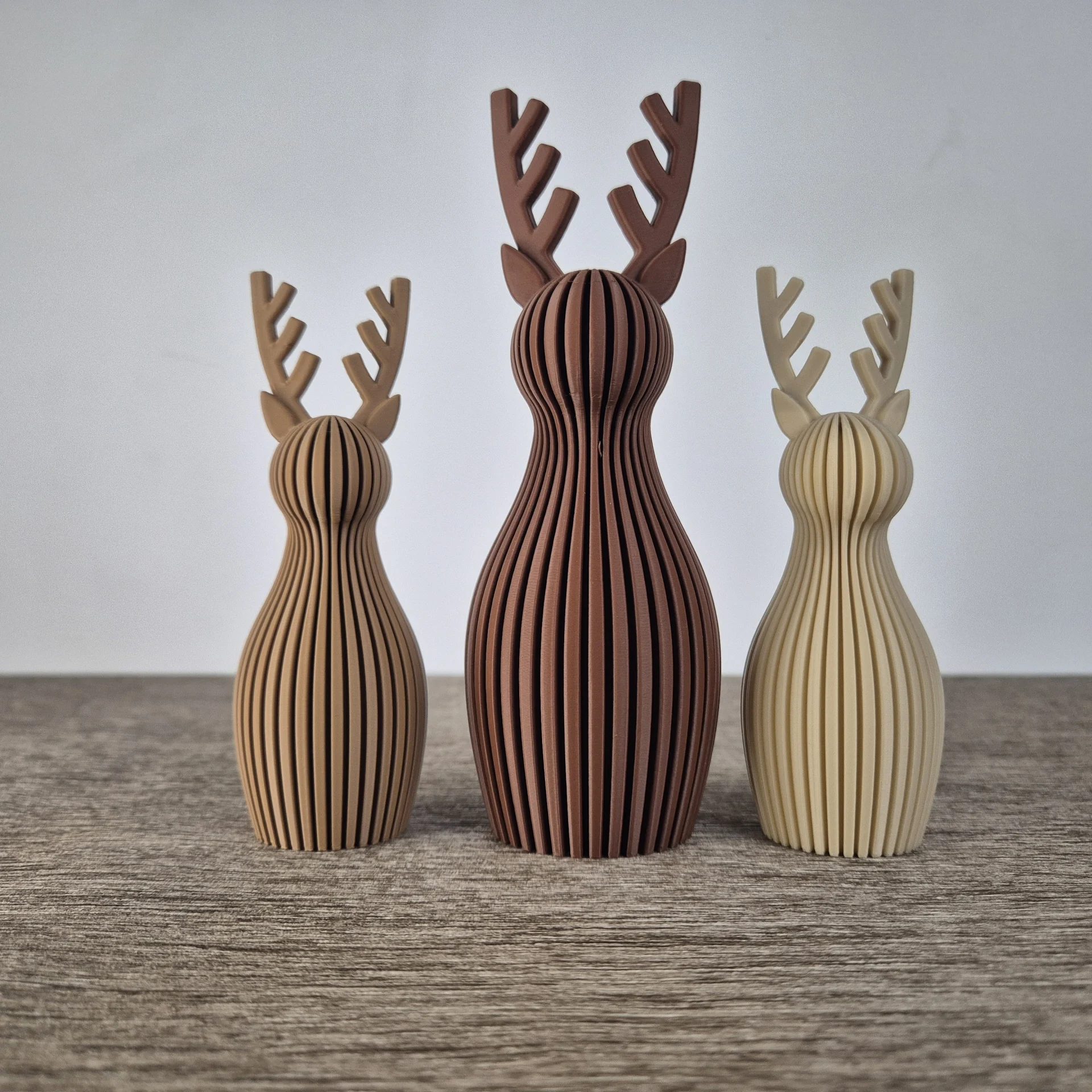 Rendieren (set van 3) - mix en match je kleuren - Afbeelding 1