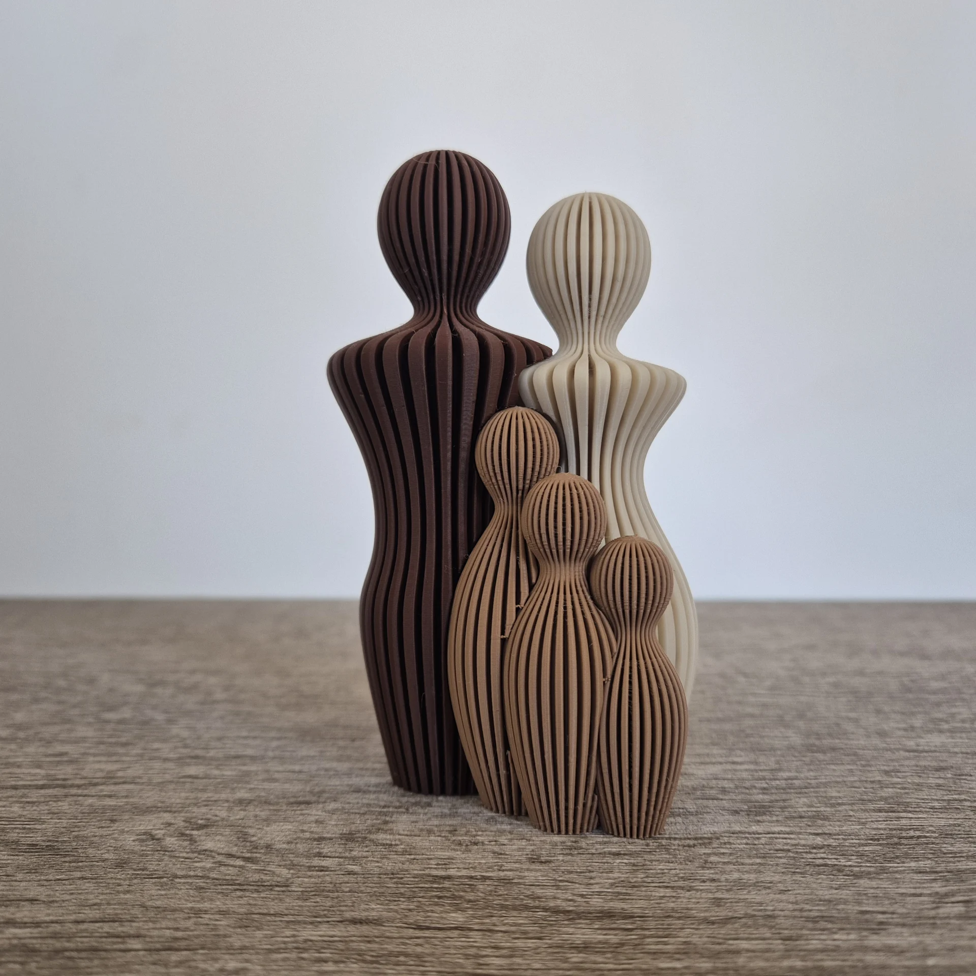 Familie 3 kinderen - mix en match je kleuren