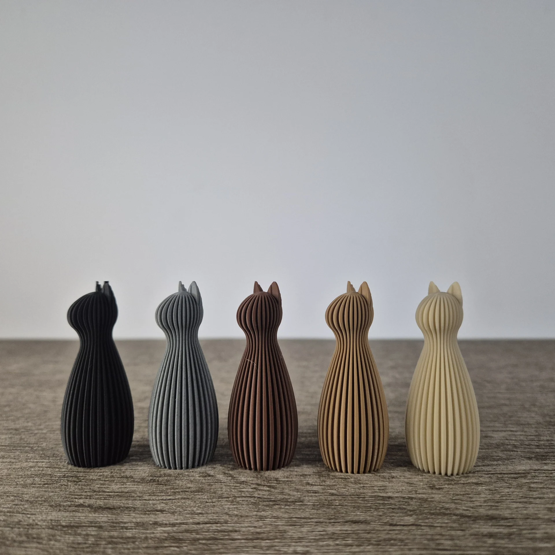 Familie beeldje kat uitbreiding