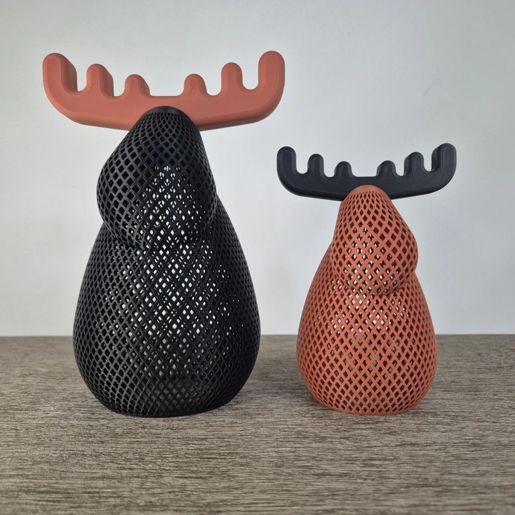 Elanden (set van 2) - mix en match je kleuren - zwart en terracotta