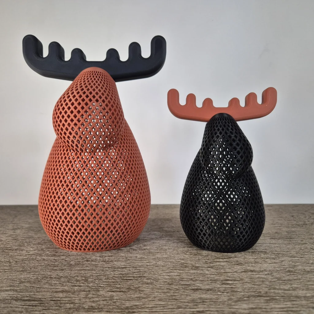Elanden (set van 2) - mix en match je kleuren - zwart en terracotta