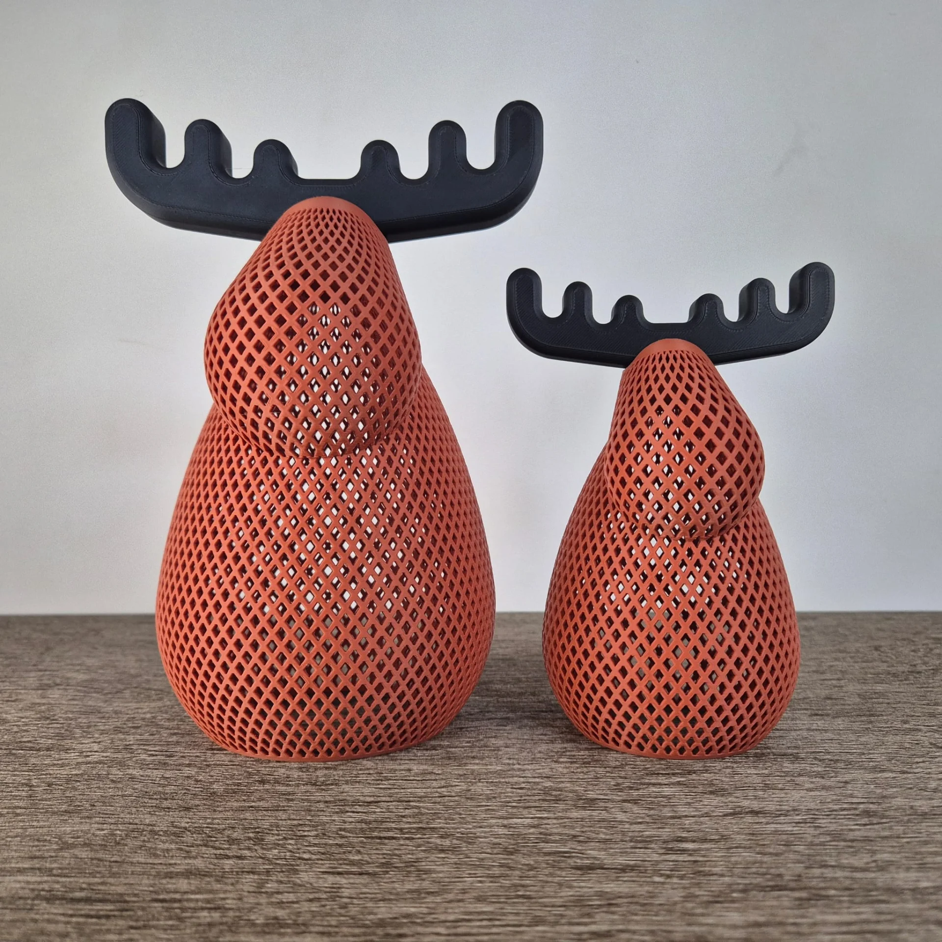 Elanden (set van 2) - mix en match je kleuren - zwart en terracotta - Afbeelding 3