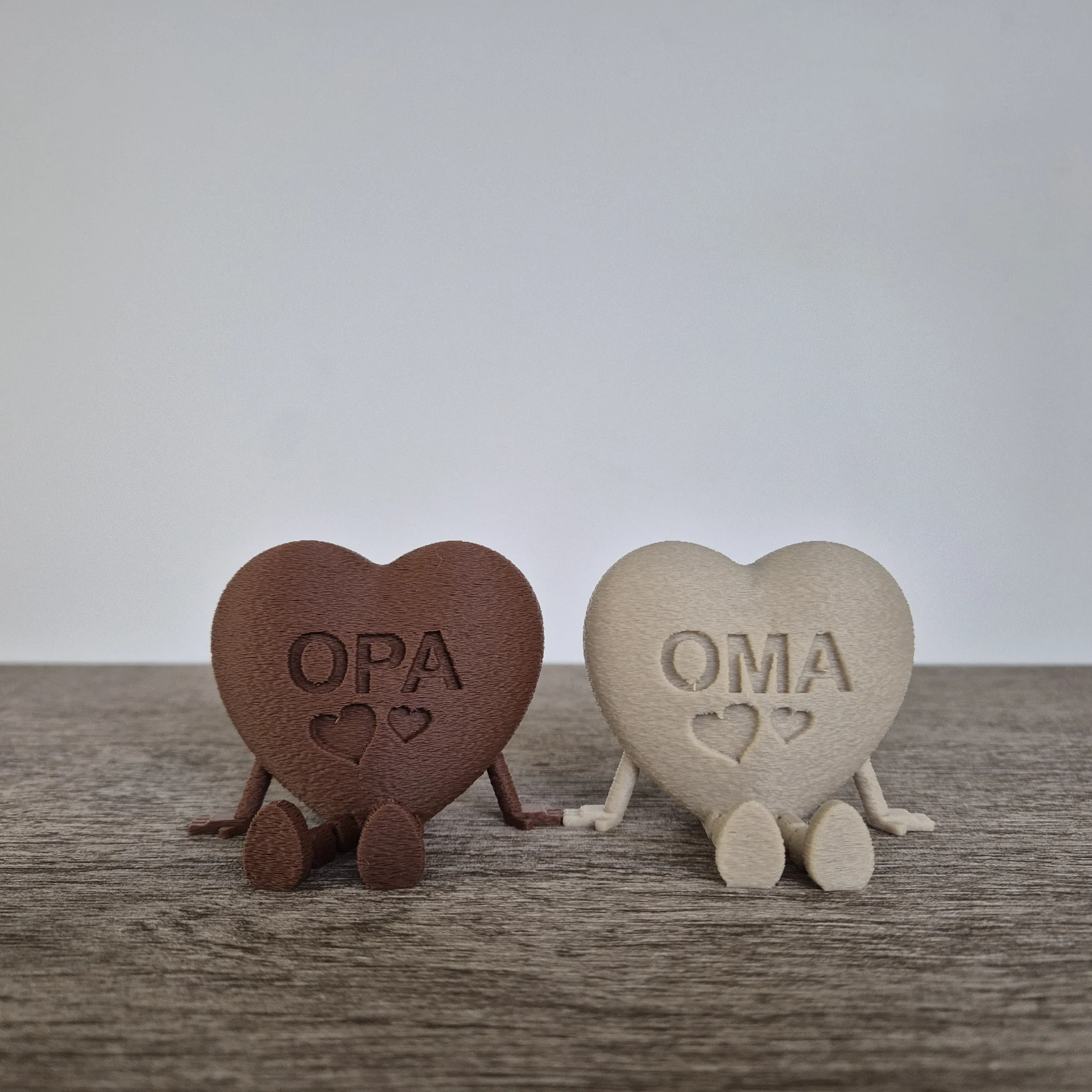 Opa en oma hart | mix en match je kleuren