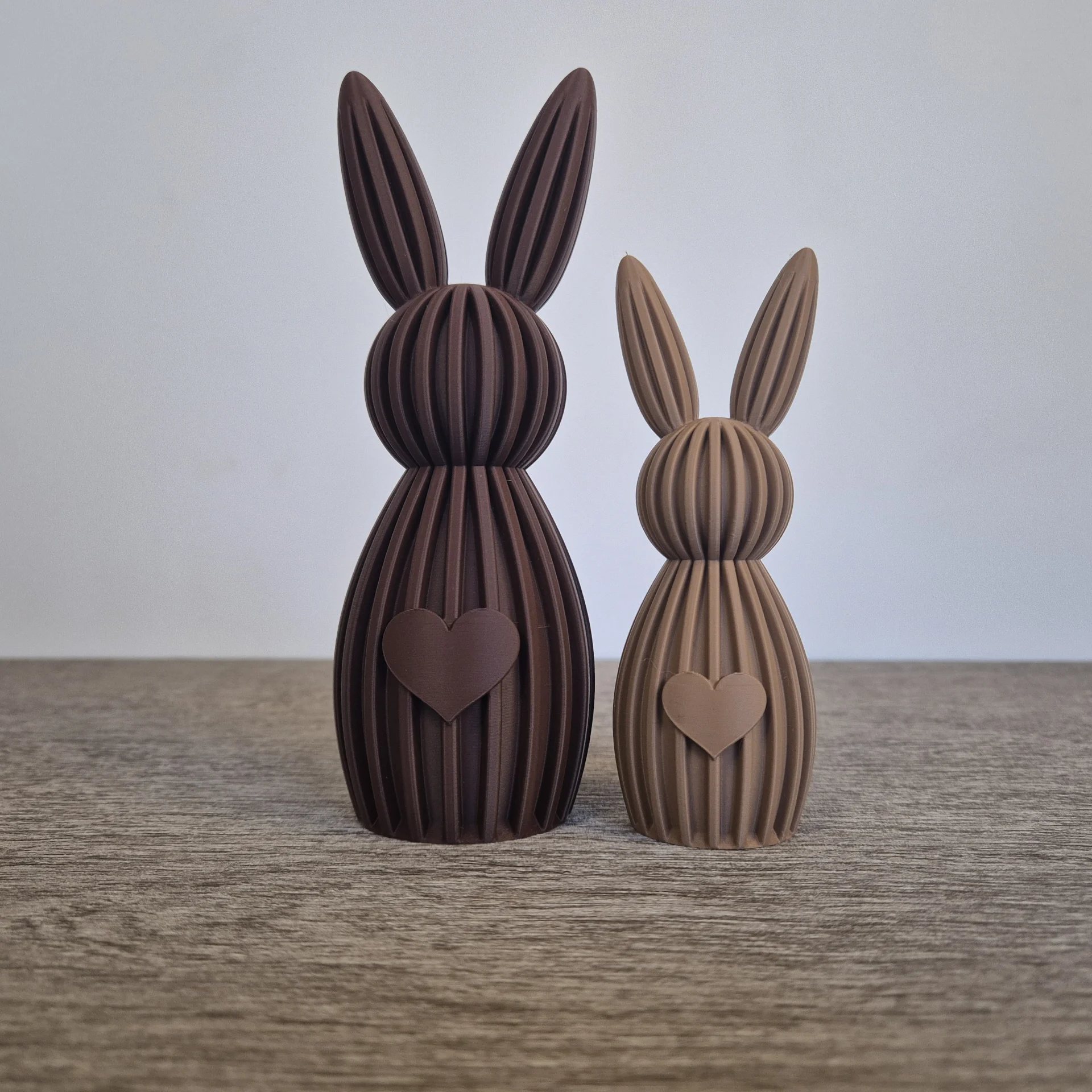 Paashaas ribbel oren (set van 2) - mix en match je kleuren