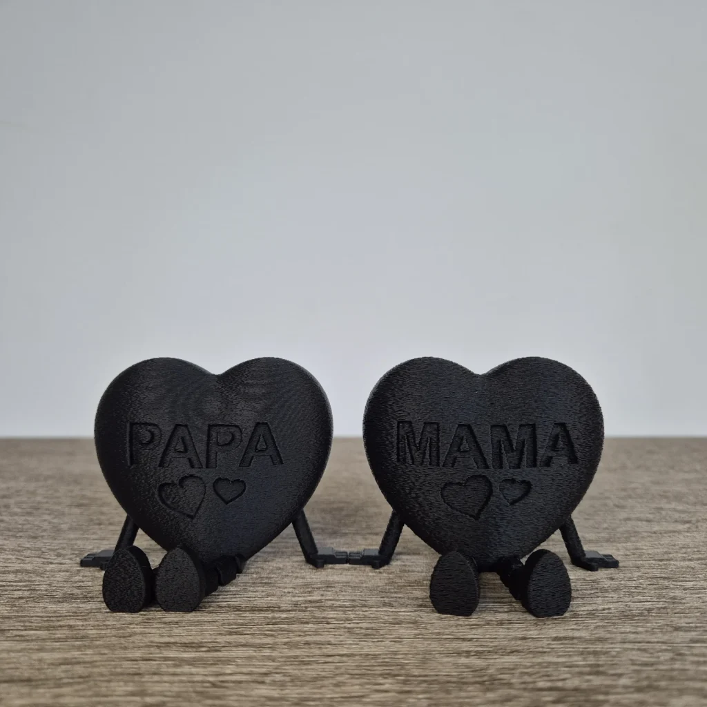 Papa en mama hart | mix en match je kleuren