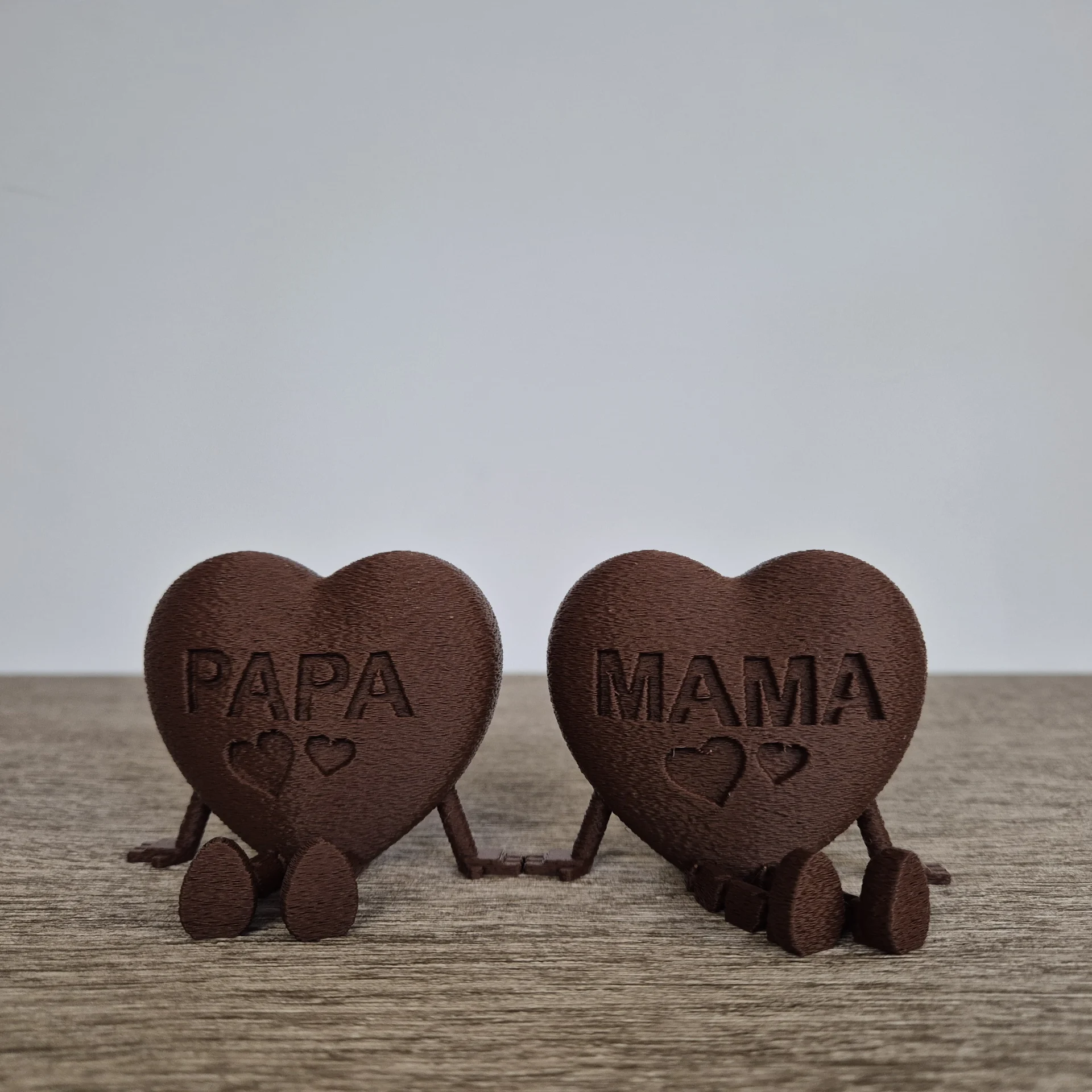 Papa en mama hart | mix en match je kleuren