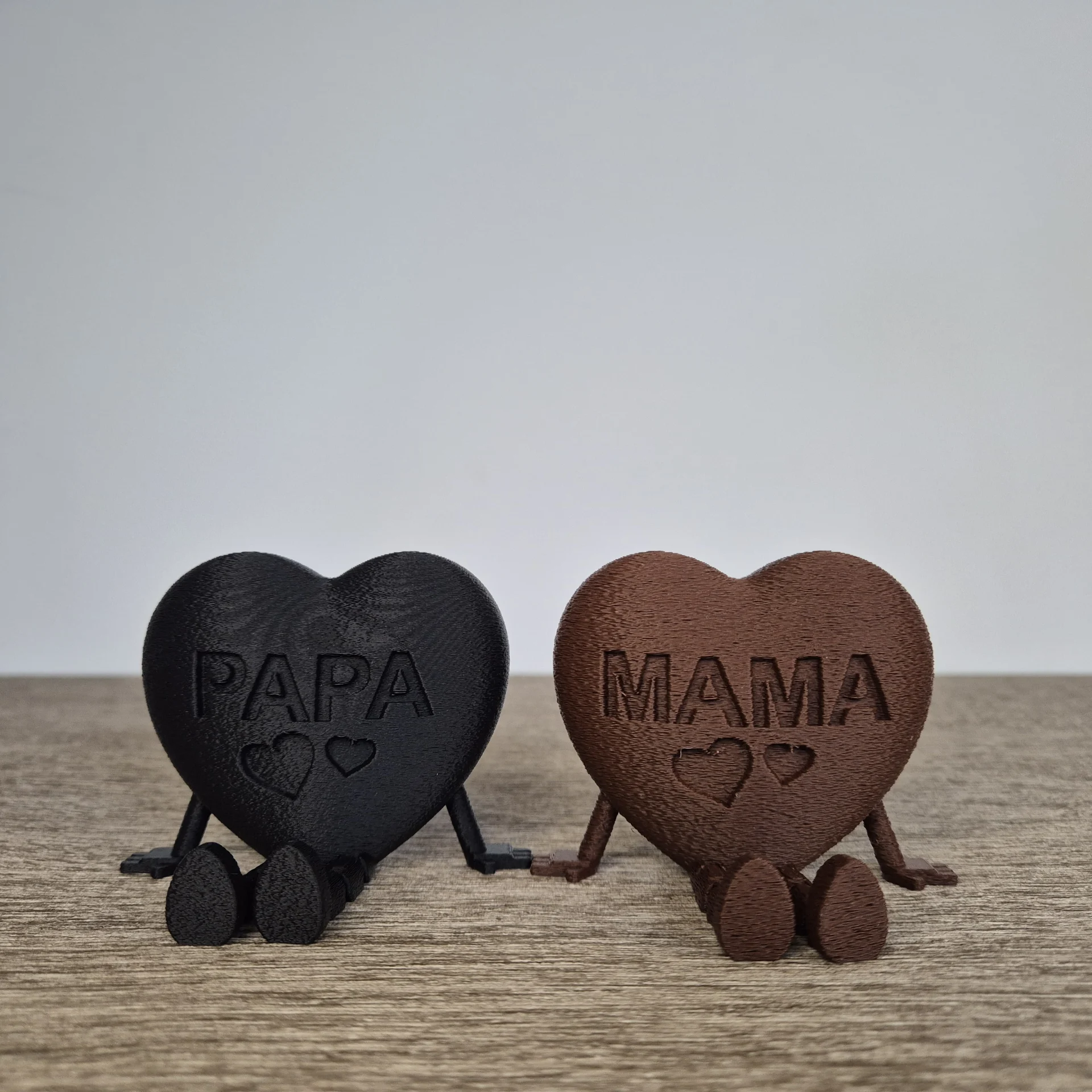Papa en mama hart | mix en match je kleuren