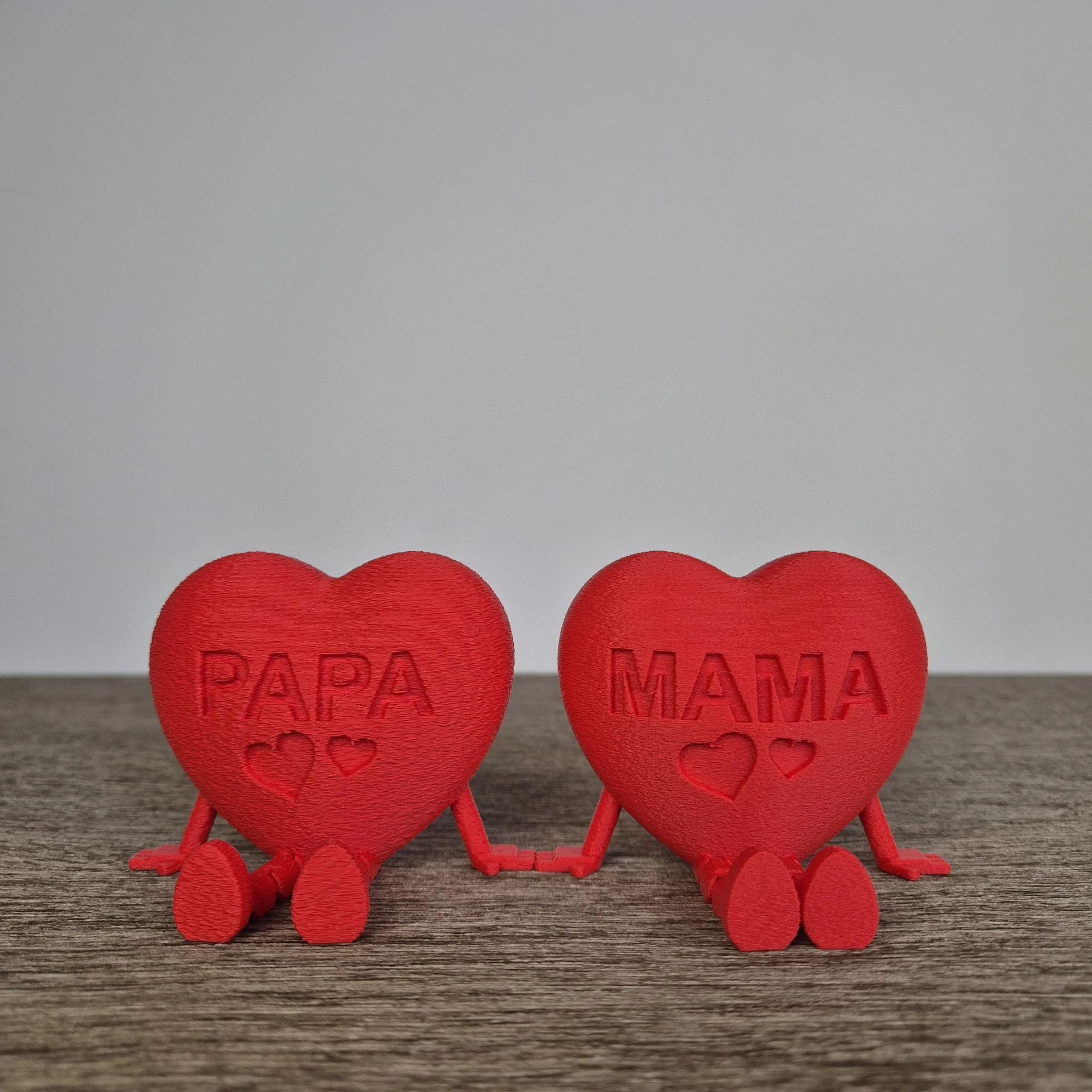 Papa en mama hart | mix en match je kleuren