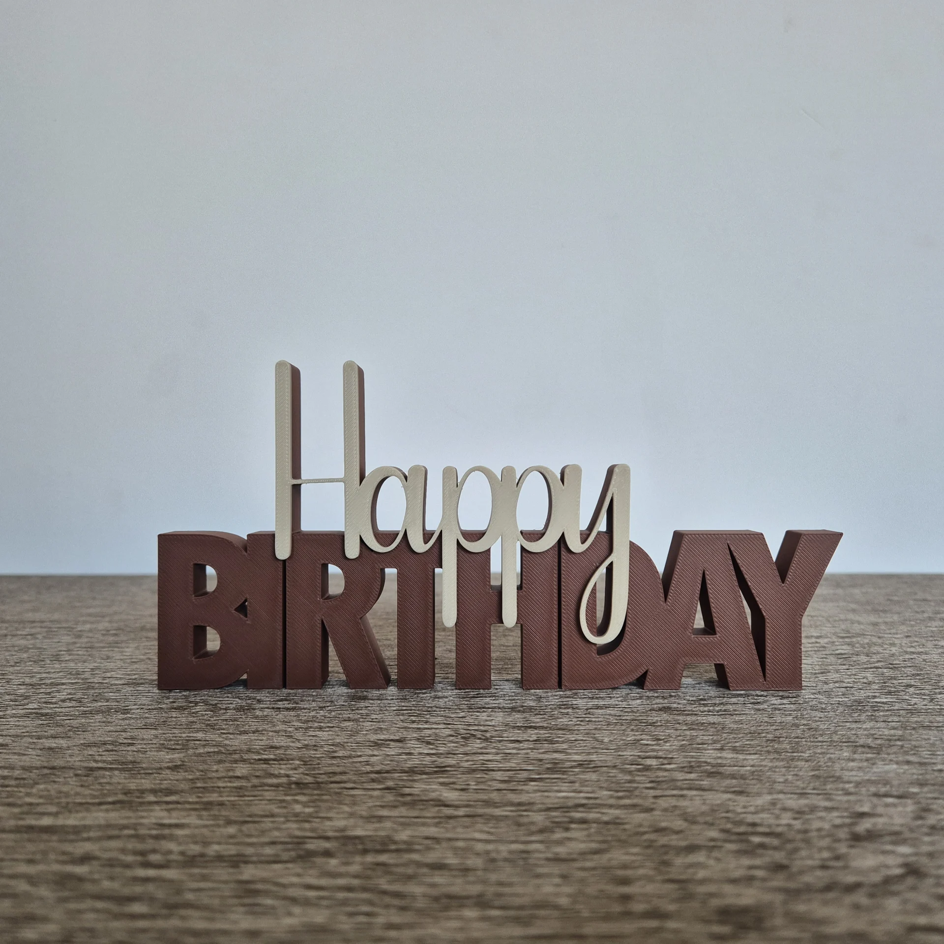 Happy birthday - wordpop 20cm