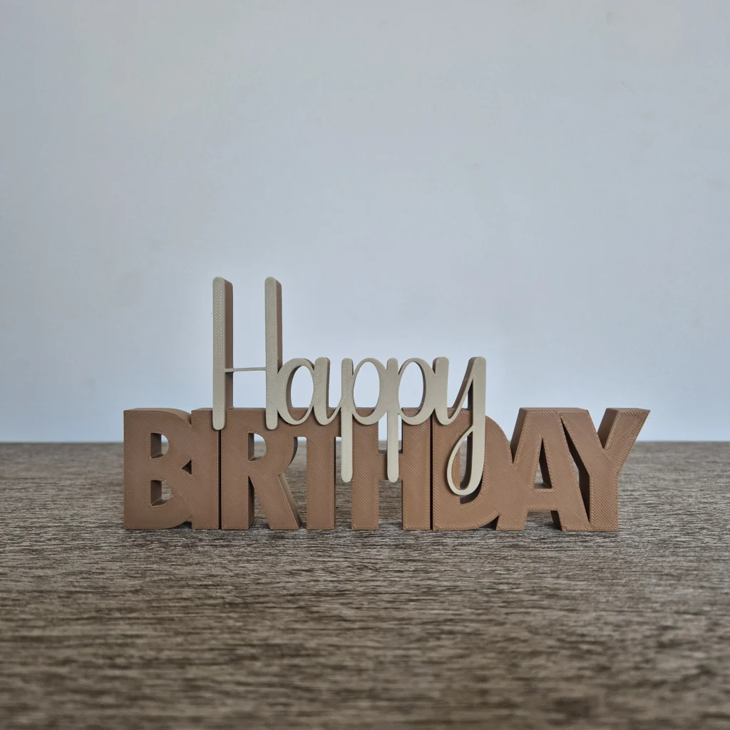 Happy birthday - wordpop 20cm