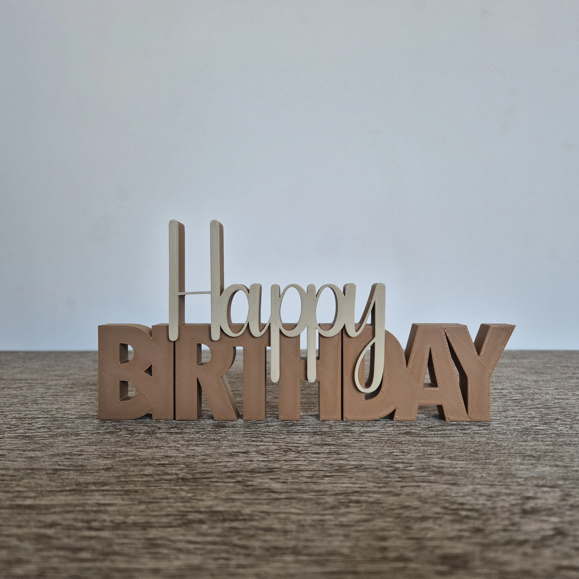 Happy birthday - wordpop 20cm